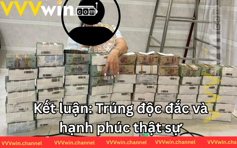 Hạnh phúc khi may mắn trúng độc đắc 