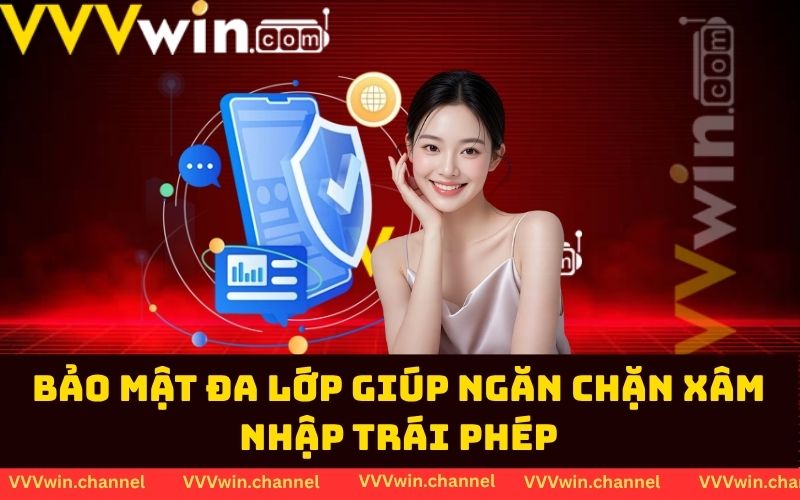 Bảo mật đa lớp giúp ngăn chặn xâm nhập trái phép